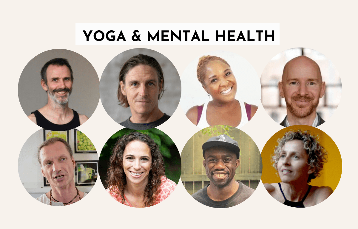 yoga and mental health panel photos