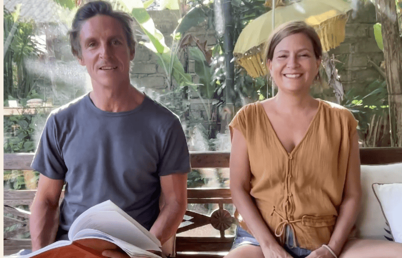 adam and theresa in 21 days of meditation