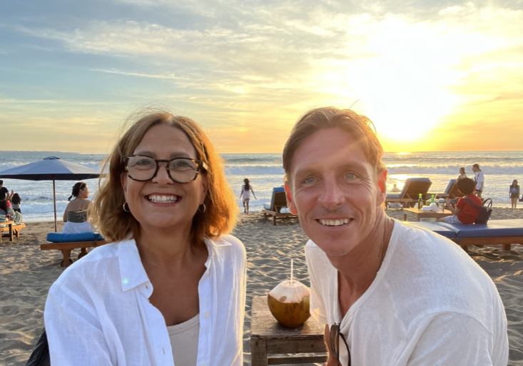 Adam and Theresa Keen in Bali